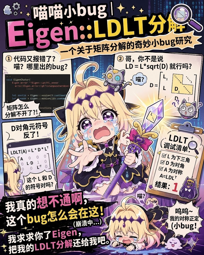 Eigen LDLT 断言排查