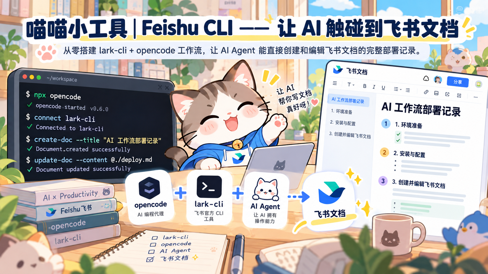 打通AI写飞书文档工作流